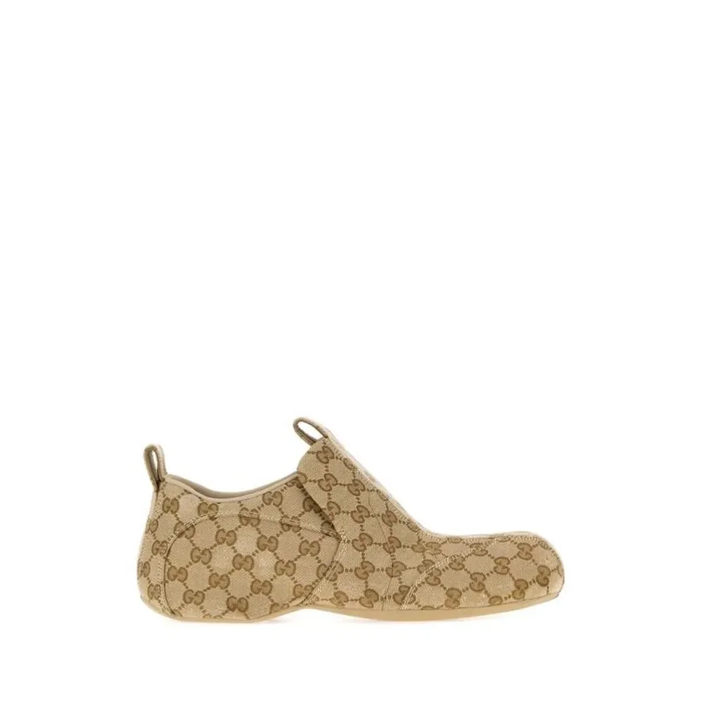Gucci Men Gg Fabric Drip Slip Ons